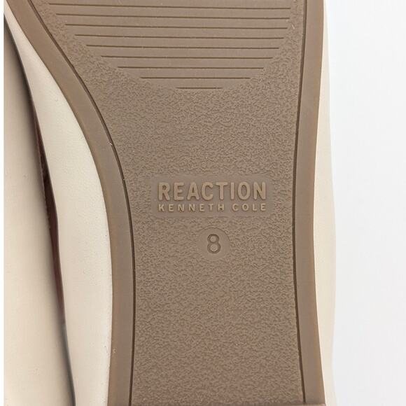 Reaction Kenneth Cole Melrose Ballet Flat Round Toe Women's Ivory Size US8 EU39 - Picture 10 of 12